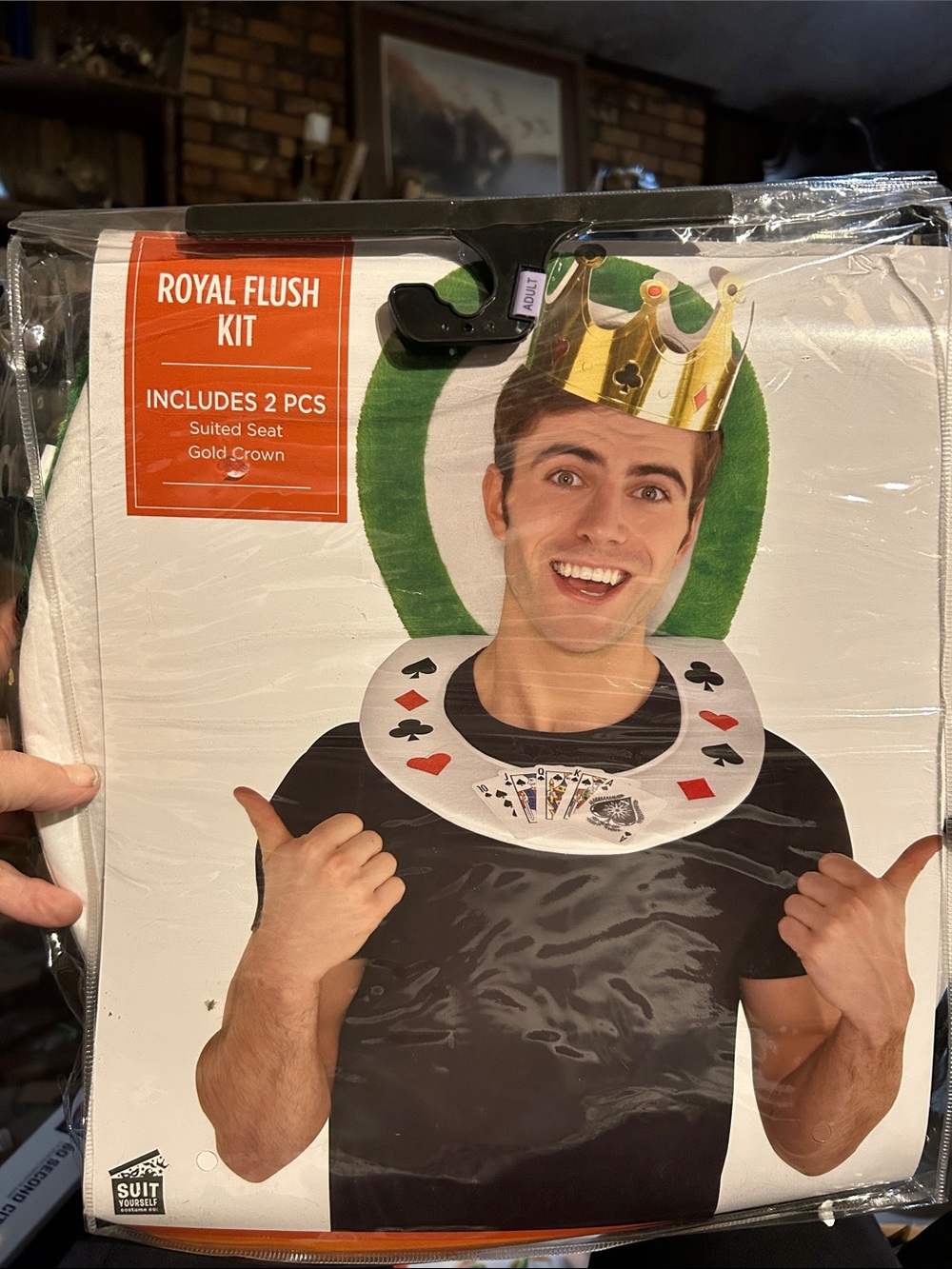 Royal Flush Kit Party Costume - Green and Gold